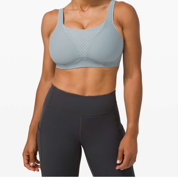 lululemon athletica Other - Lululemon Run Times High support sports Bra blue 32DD